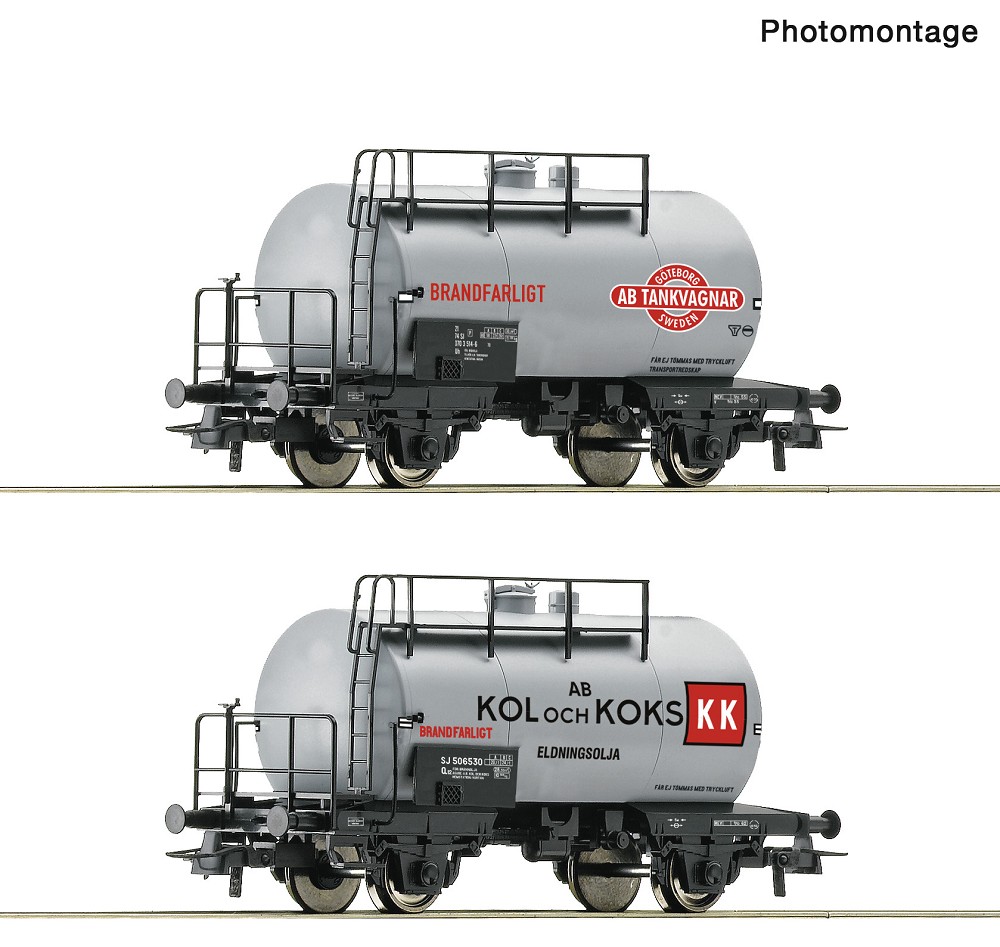 2er Set Kesselwagen SJ