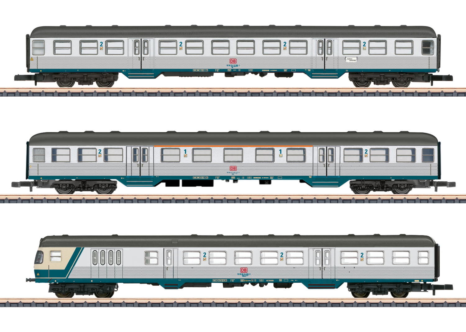 Wagenset Karlsruher Kopf DB A