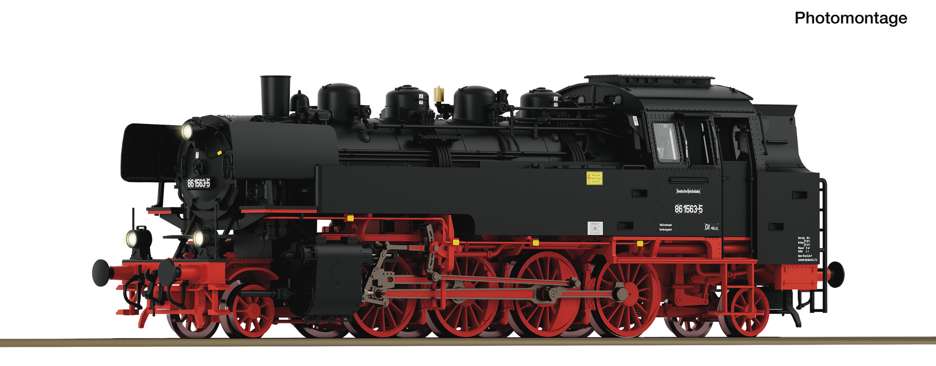 Dampflokomotive 86 1563-5