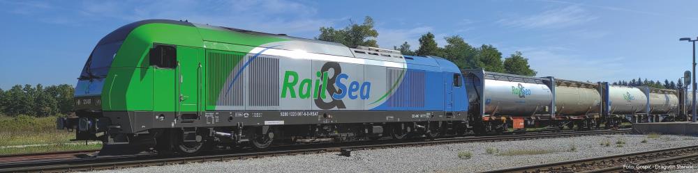TT-Diesellok BR 223 Rail&Sea VI + DSS 8pol.