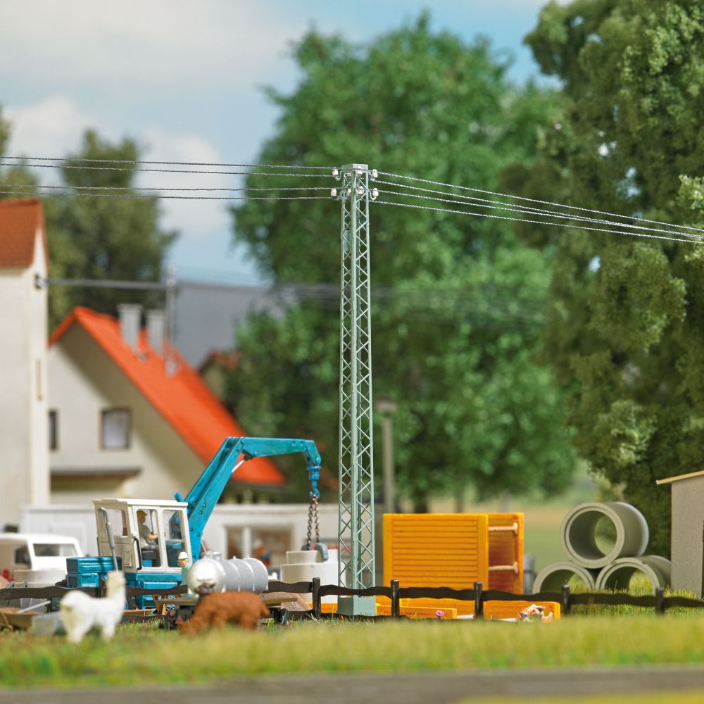 Freileitung Gittermast H0