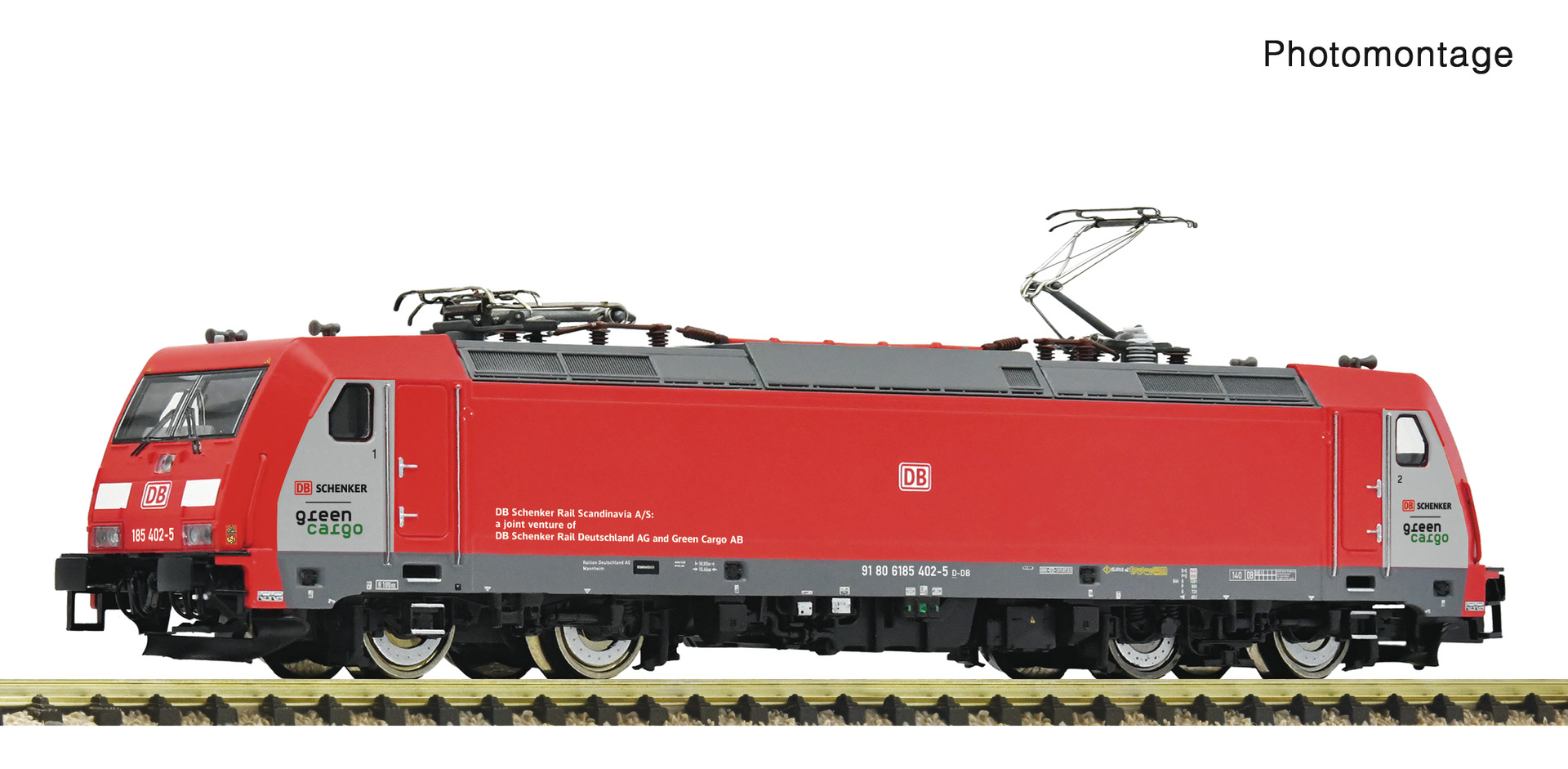 E-Lok 185 402 Railion Scandinavia DC-Snd.