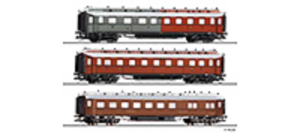 Reisezugwagenset „Preußischer Schnellzug“ der K.P.E.V.