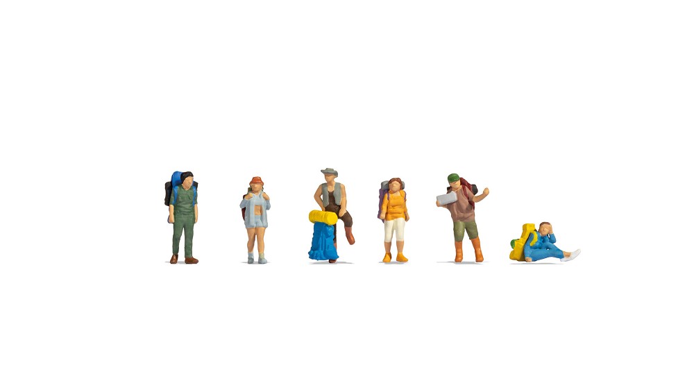 H0 Backpacker und Tramper
