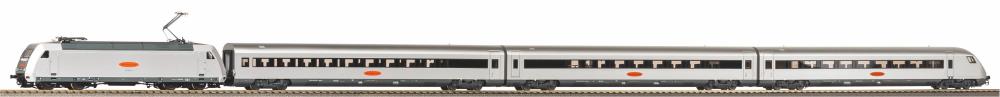 Zugset Metropolitan BR 101 + 2 Personenwg. + Steuerwg. DB AG
