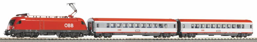 PSC wlan S-Set ÖBB Taurus mit 2 Schnellzugwg. A-Gleis & B V