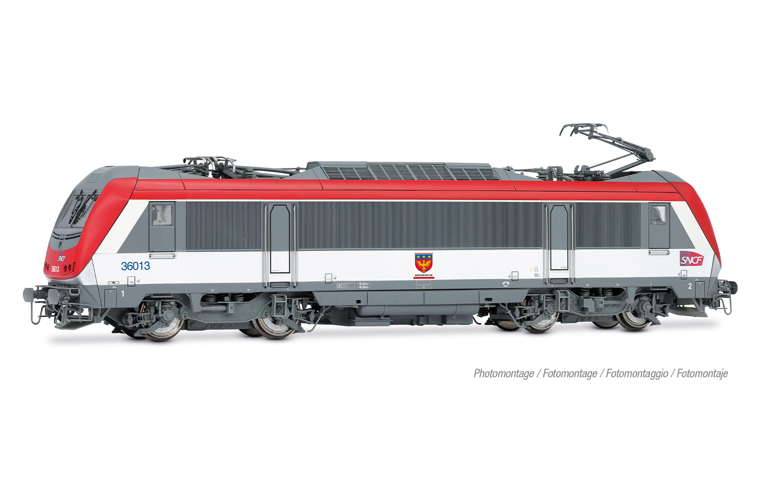 F-SNCF, Mehrsystemelektrolokomotive BB 36013 „Bonnencontre”,