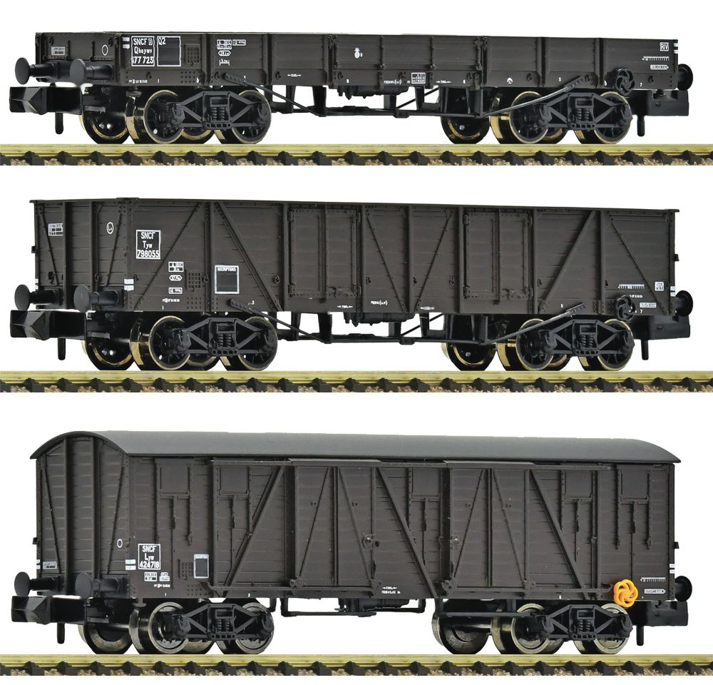3er Set Güterwagen SNCF