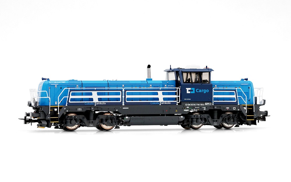 ČD Cargo, Diesellokomotive des Typs Effishunter 1000, blaue