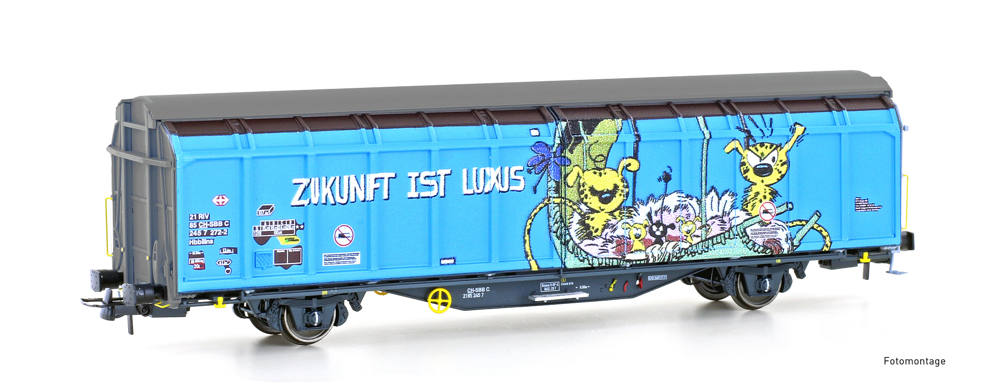 Schiebewandwagen Hbbillns SBB, Ep.VI Graffiti-Serie (4)