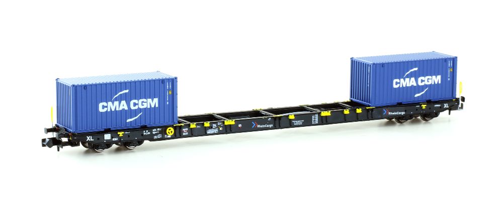 Containerwagen Sggnss'80 RheinCargo, Ep.VI