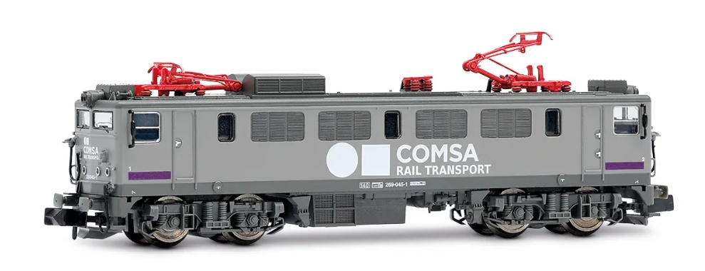 COMSA, Elektrolokomotive 269, graue Farbgebung