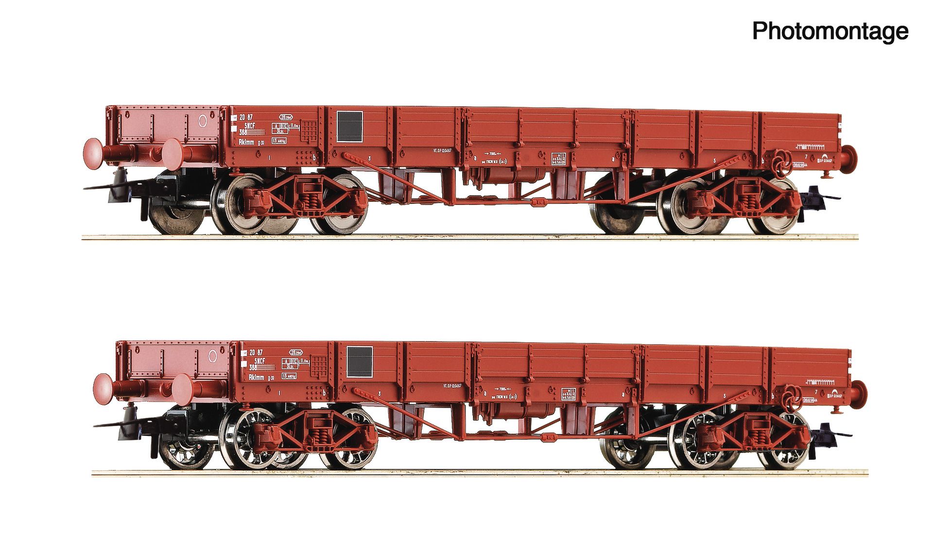 2er Set Niederbordwagen SNCF