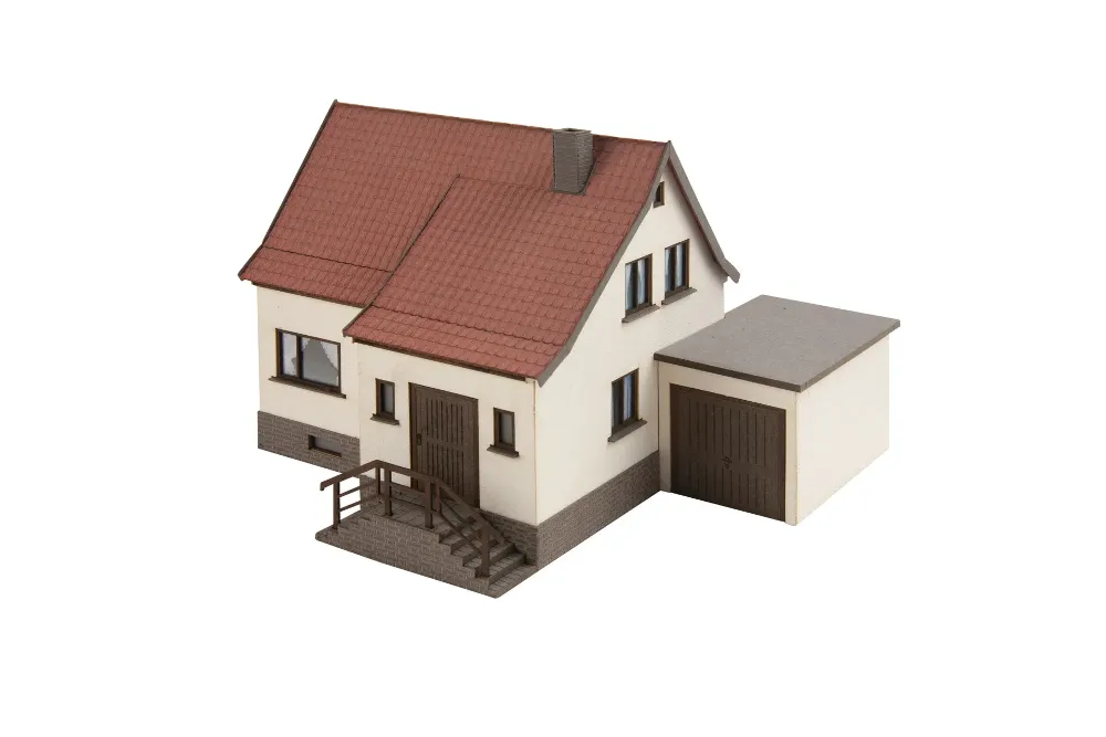 H0 Siedlungshaus mit Garage