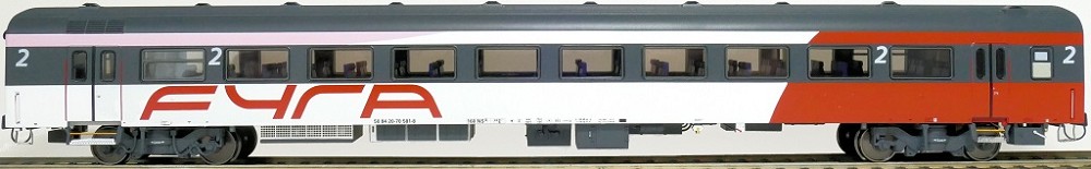 NS ICRm Fyra 1 (Amsterdam - Brussel) für die Hsl-Strecke ein
