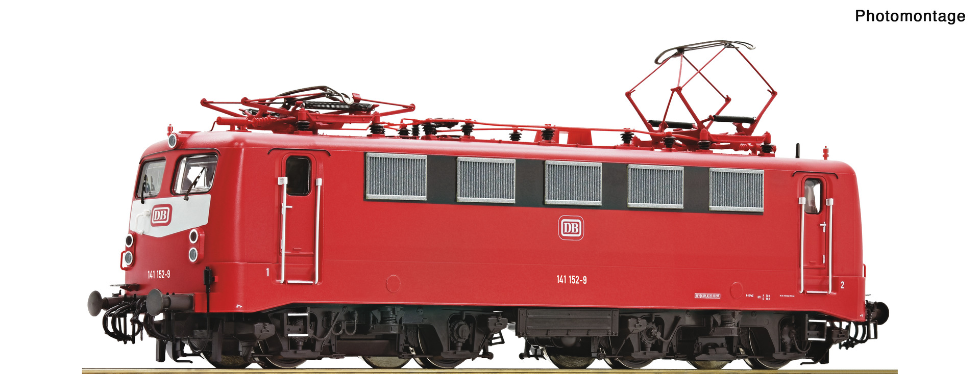 E-Lok BR 141 DB orientrot AC-Snd.