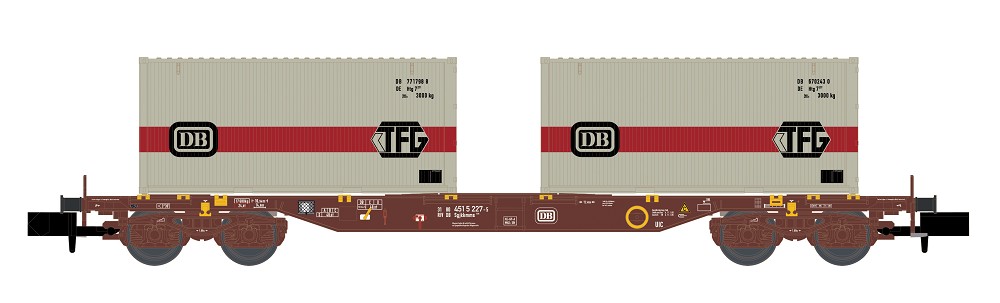 Containerwagen Sgjkkmms 699 DB, Ep.IV, DB/TFG