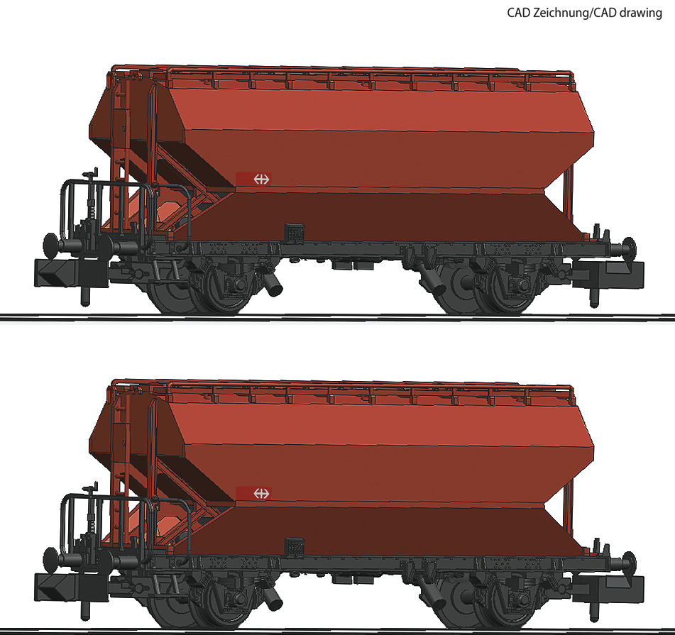 2-tlg.Set Tgpps SBB braun