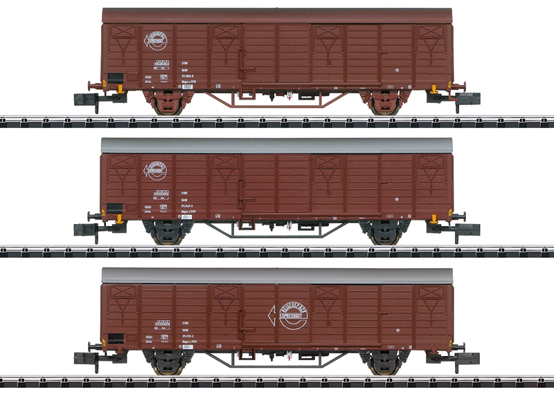 Güterwagen-Set Expressgut DR