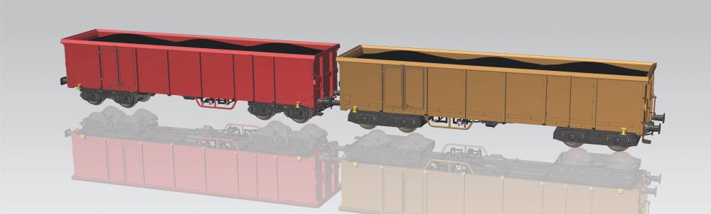 2tlg. Set Eaos mit Kohleladung DB AG H0