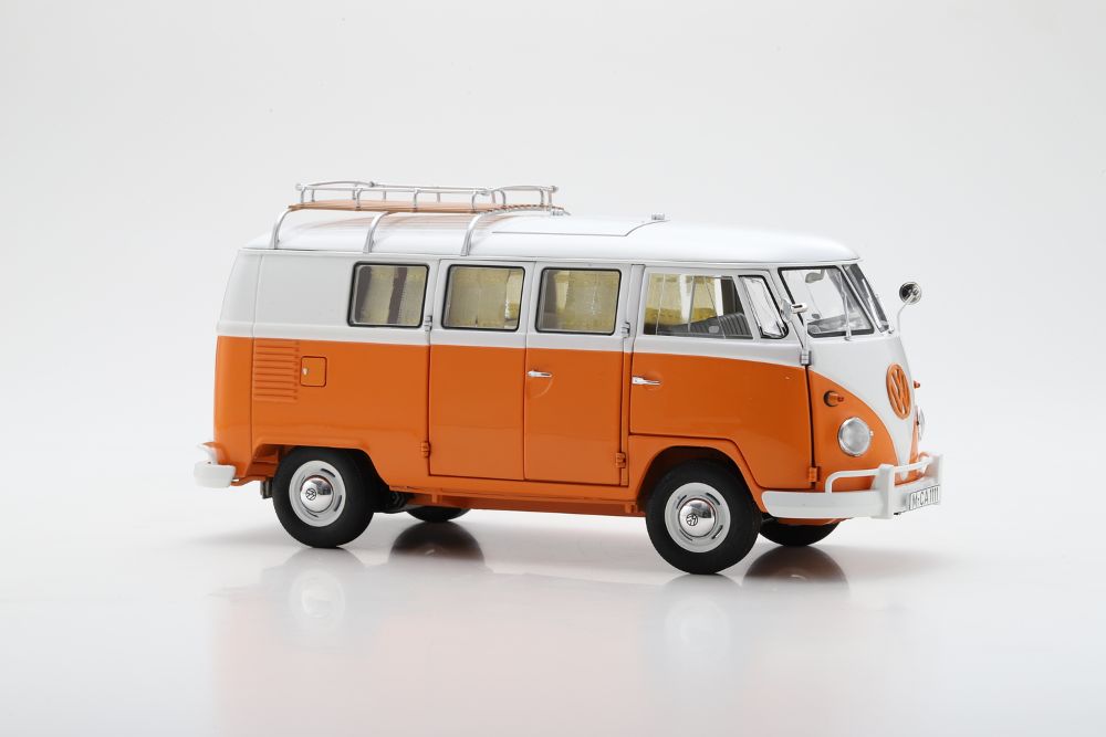 1:18 VW T1 Camper Orange/weiß