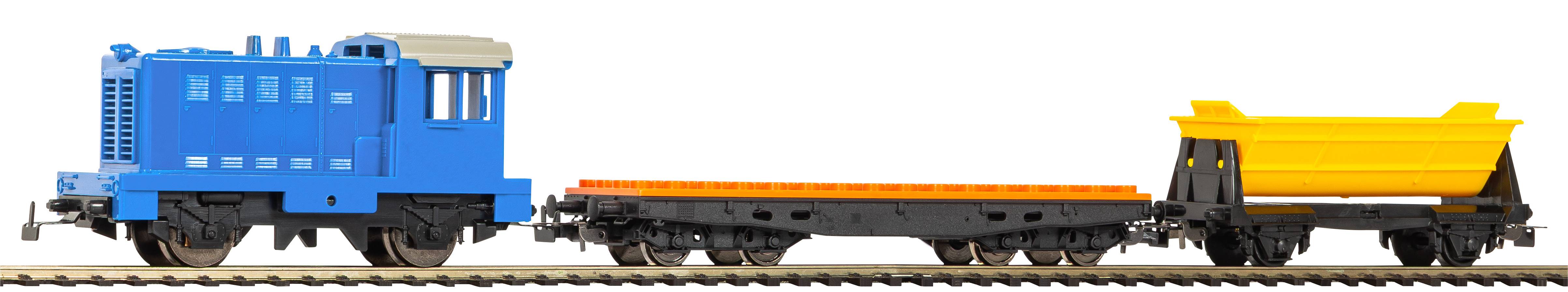 S-Set PIKO myTrain Diesellok mit Klemmbaustein- und Selbsten