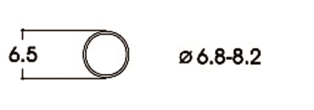 Haftrings 10Stk.6!8 bis 8!2mm