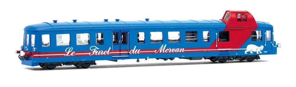 CFTA, Dieseltriebwagen X 3876 „Le Furet du Morvan”, blau-rot