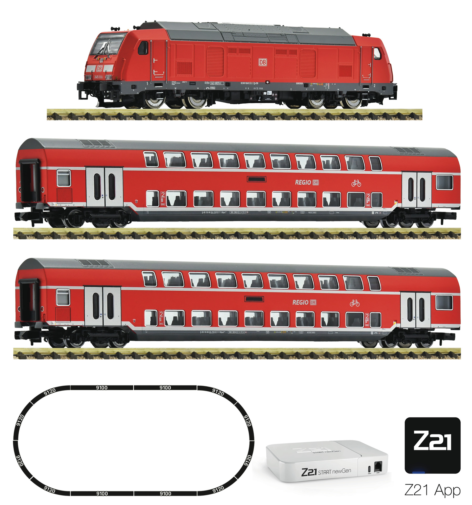 Z21 start newGen Startset 245+RE App DCC