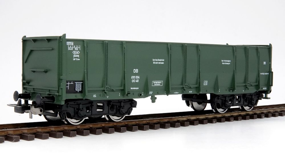 Hochbordwagen Eaos DB grün Modellbahnexperten