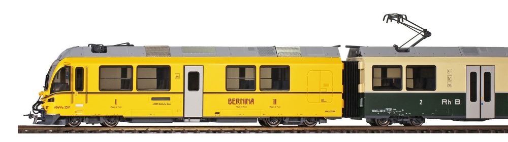 RhB ABe 8/12 3514 "Ahnenzug" Kurvensound