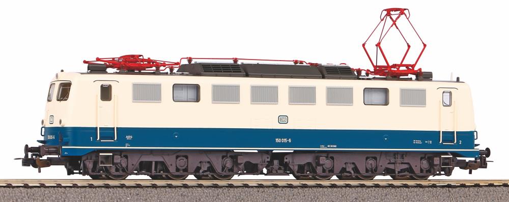 ~E-Lok BR 150 DB beigeblau IV + PluX22 Dec.