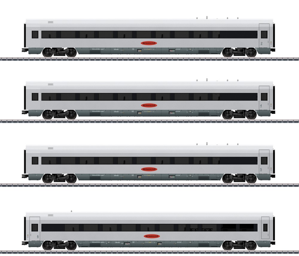 4tlg. Personenwg.-Set Metropolitan DB AG V