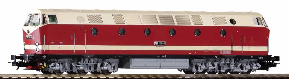 Diesellok BR 119 DR IV Licht unten + DSS 8pol.