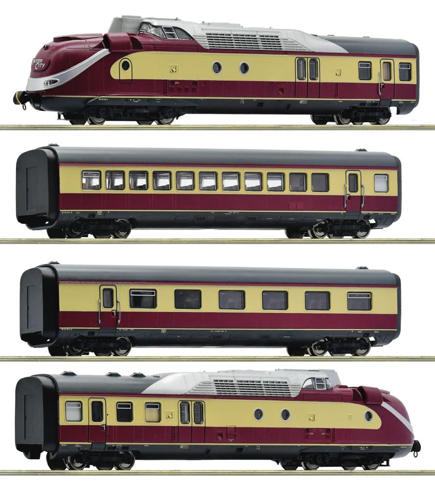 4er Set Gasturbzug BR 602 DB A