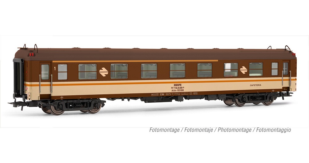 RENFE, Barwagen 5000 in „Estrella"-Lackierung, Ep. IV