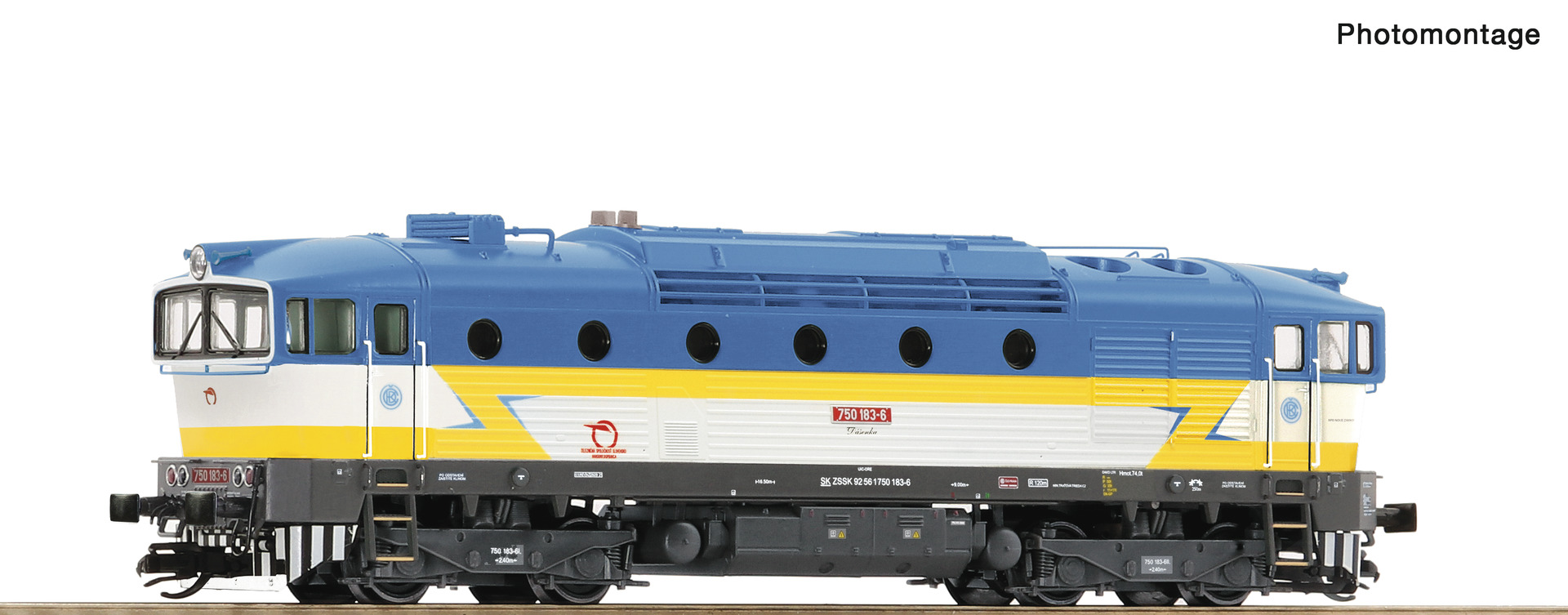 Diesellok  Rh 754 ZSSK DC