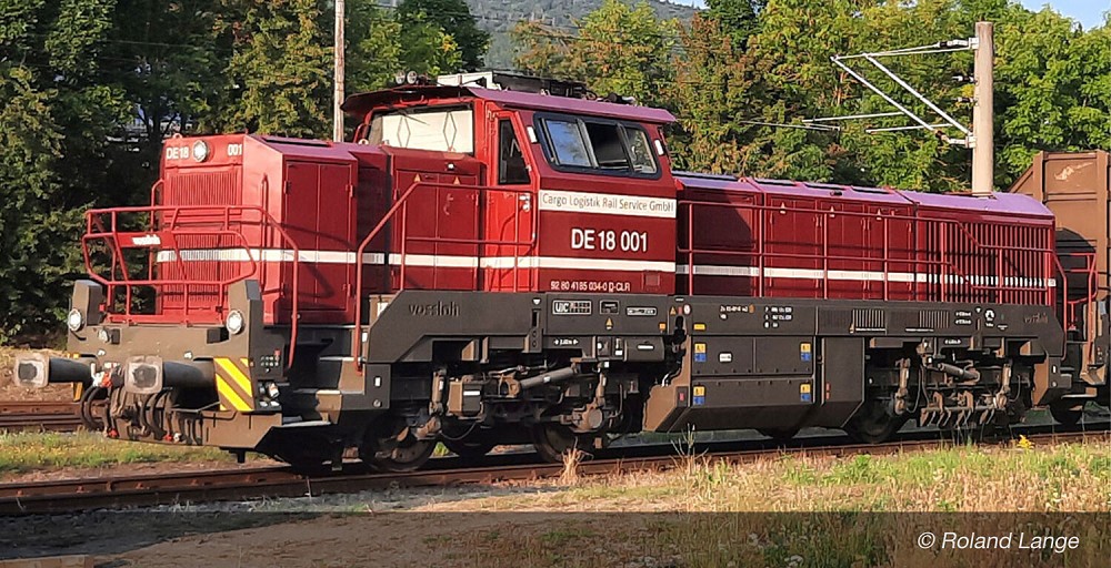Cargo Logistik Rail Service, Diesellokomotive DE 18 001, in