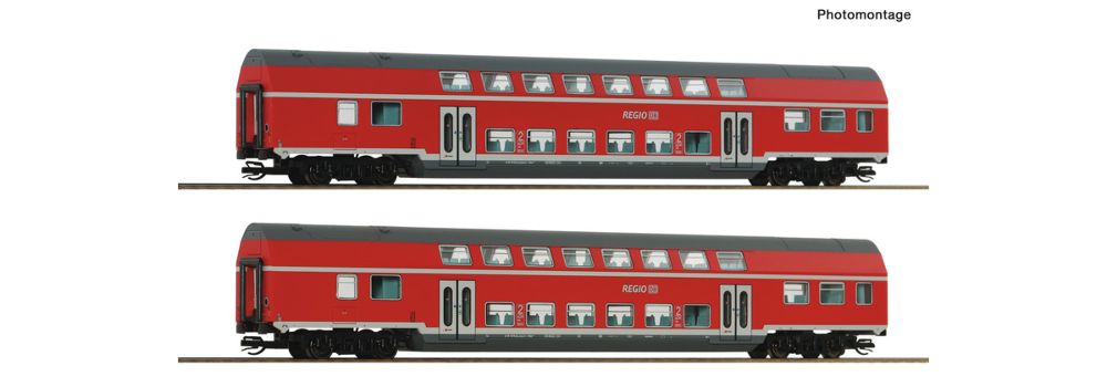 2er Set Doppelstockwagen DB-AG
