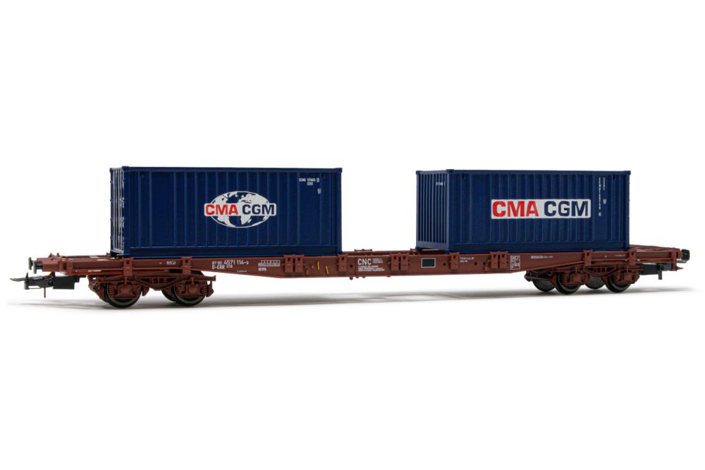 D-ERR, 4achs. Flachwg. Sgss,braun,Cont.CMA CGM