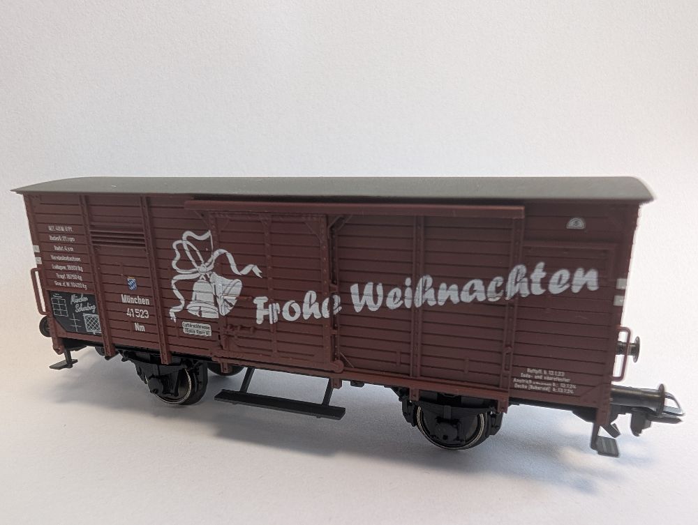 Bay. Güterwagen " Frohe Weihnachten"