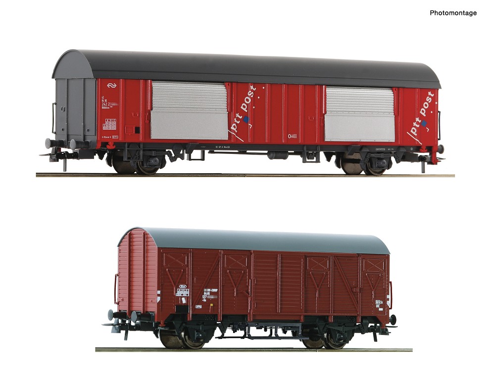 2er Set Postwagen NS
