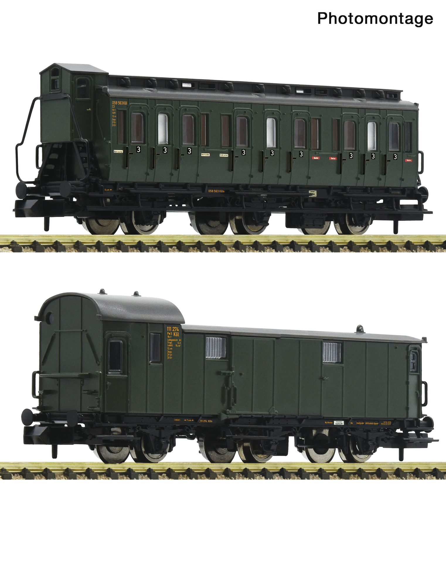 2er Set Personenzug DB #2