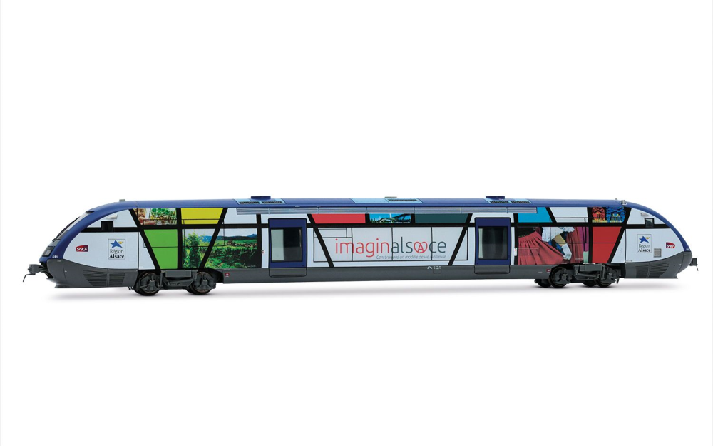 SNCF, Dieseltriebwagen der Reihe X 73500 in neuer Farbgebung