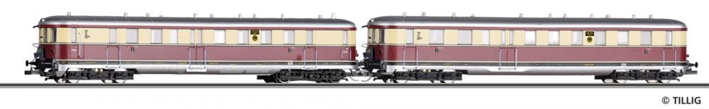 Triebwagen mit Steuerwagen der DRG
