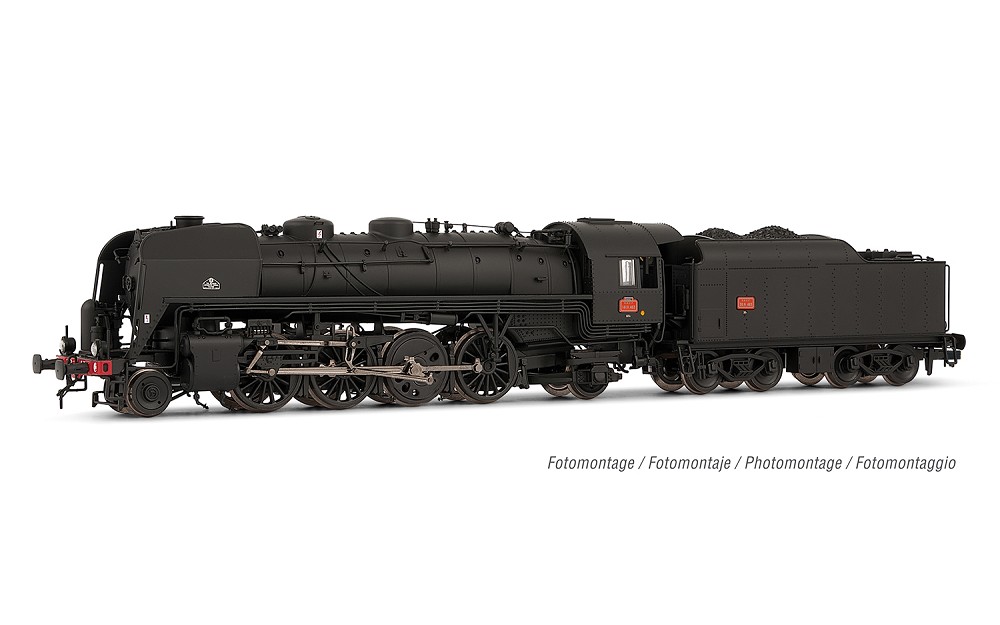 SNCF, Schlepptender-Dampflokomotive 141R 463 mit Speichenräd