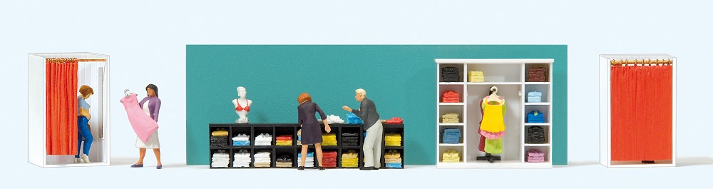 "Die Qual der Wahl". Mit 2 Umkleide- kabinen