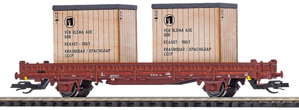 Flachwagen mit Holzkisten TT