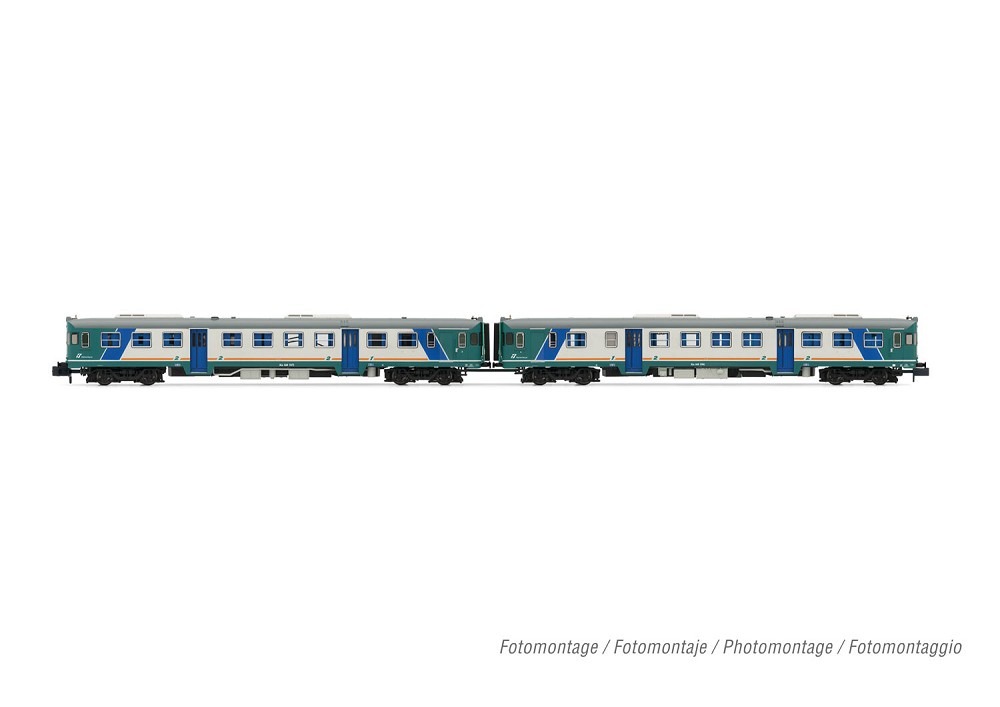 FS, 2-tlg. Dieseltriebwagen ALn 668 Serie 1000 in XMPR-Lacki