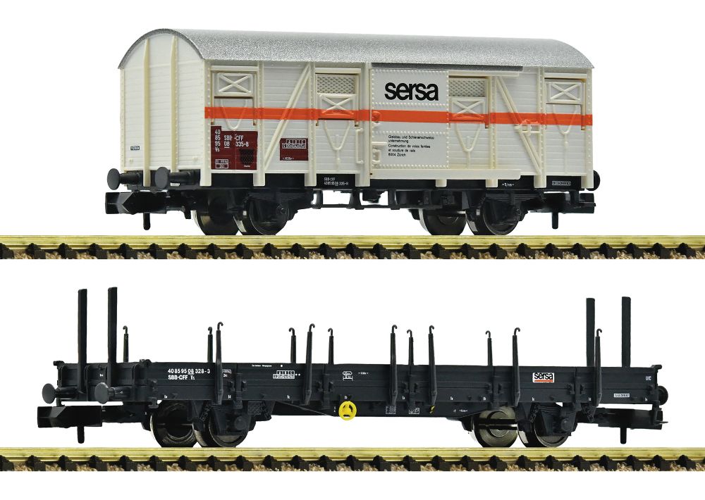 2-tlg. Set Bauzug Sersa